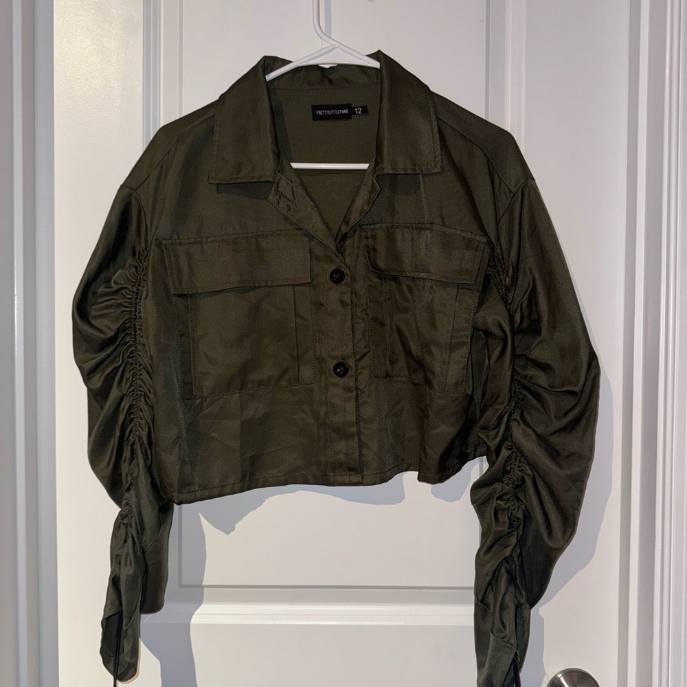 Prettylittlething ruched jacket